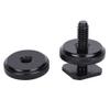 1/4 Camera Hot Shoe Socket Screw 1/4 3/8 Inch Screw Adapter and 3/8 Tripod Screw to Flash Hot Shoe Mount Adapter , Black Metal Tripod Mount Hot Shoe Adapter for Camera Camcorder view 1