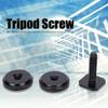 1/4 Camera Hot Shoe Socket Screw 1/4 3/8 Inch Screw Adapter and 3/8 Tripod Screw to Flash Hot Shoe Mount Adapter , Black Metal Tripod Mount Hot Shoe Adapter for Camera Camcorder view 2
