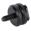 1/4 Camera Hot Shoe Socket Screw 1/4 3/8 Inch Screw Adapter and 3/8 Tripod Screw to Flash Hot Shoe Mount Adapter , Black Metal Tripod Mount Hot Shoe Adapter for Camera Camcorder view 3