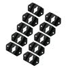 FELTECHELECTR 10pcs Speaker Hanger Bracket Wall Mount Hook Hooks Small Speaker Hanging Plate Corner Connector Bracket Hanger view 1