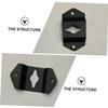 FELTECHELECTR 10pcs Speaker Hanger Bracket Wall Mount Hook Hooks Small Speaker Hanging Plate Corner Connector Bracket Hanger view 2