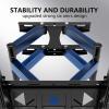 BoboGu Full Motion TV Wall Mount for 26-70 Inch TVs up to 99 lbs, Dual Articulating Arms Swivel & Tilt Bracket, Max VESA 400x400mm, Fits 12/16 Wood Studs view 3