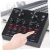 BIUDECO Professional Usb Live Sound Card Mixer with Dual Microphone Ports for Streaming Broadcasting and Ktv Features Voice Effects Compatible with Mobile and Computer view 3
