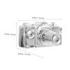 HOLIDYOYO Ceramic Camera Desktop Decoration Ornament for Home and Office Silver Finish Unique Table Adornment for Living Room and Bedroom Decor view 2