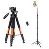 Camera Tripod and Gooseneck Phone Tripod with Remote view 1