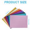10pcs Insert Card Stock for Kindle Paperwhite, 6.8 Inch Solid Glitter Paper Clear Case Inserts Cardstock for Kindle Clearcase view 2
