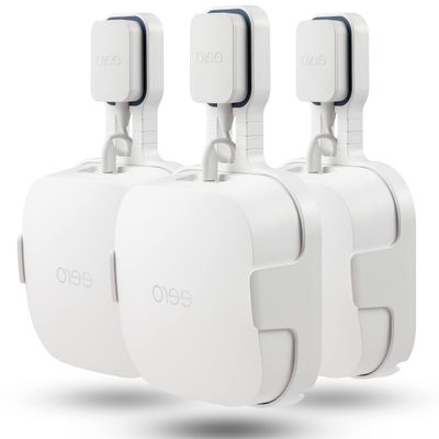 ZahoTse Wall Mount for Eero 6E Home WiFi System-Simple and Sturdy Wall Mount Stand for Eero 6E tri-Band mesh Wi-Fi 6 System,Without Messy Cables (White,3Pack