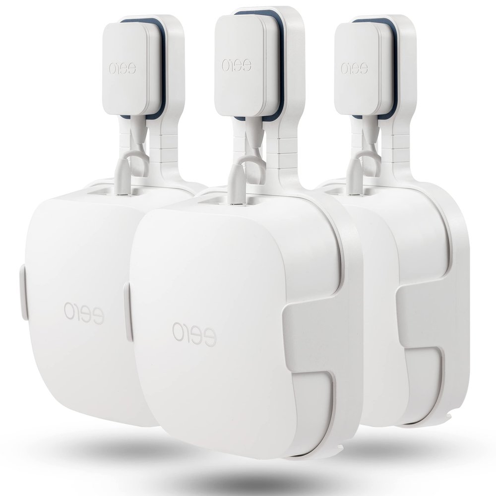 ZahoTse Wall Mount for Eero 6E Home WiFi System-Simple and Sturdy Wall Mount Stand for Eero 6E tri-Band mesh Wi-Fi 6 System,Without Messy Cables (White,3Pack