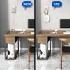 ZahoTse Wall Mount for Eero 6E Home WiFi System-Simple and Sturdy Wall Mount Stand for Eero 6E tri-Band mesh Wi-Fi 6 System,Without Messy Cables (White,3Pack view 2