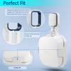 ZahoTse Wall Mount for Eero 6E Home WiFi System-Simple and Sturdy Wall Mount Stand for Eero 6E tri-Band mesh Wi-Fi 6 System,Without Messy Cables (White,3Pack view 3
