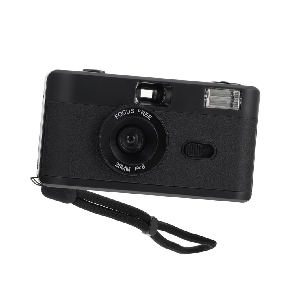 LIFKICH 1pc Reusable Film Camera Built Flash Retro Design Lightweight Vintage Film Camera for Black and Photography No Battery Required