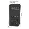 Handheld Ghostface Voice Changer Voice Changer Device, ABS Material Voice Changer with 8 Sound Effects for Phone Calling, Gaming - Black view 2