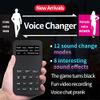 Handheld Ghostface Voice Changer Voice Changer Device, ABS Material Voice Changer with 8 Sound Effects for Phone Calling, Gaming - Black view 4