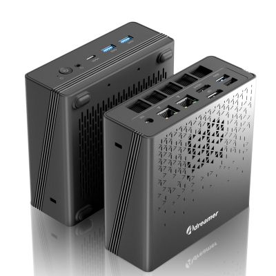 ADREAMER Ariebox20 Mini PC, AMD R9 7940HS (8C/16T, 3.8~5.2GHz) 16GB DDR5 RAM 1TB PCIe 4.0 SSD Mini Desktop Computer, 4K Dual Display/USB/WiFi/BT/RJ45 Ethernet for Home/Office.