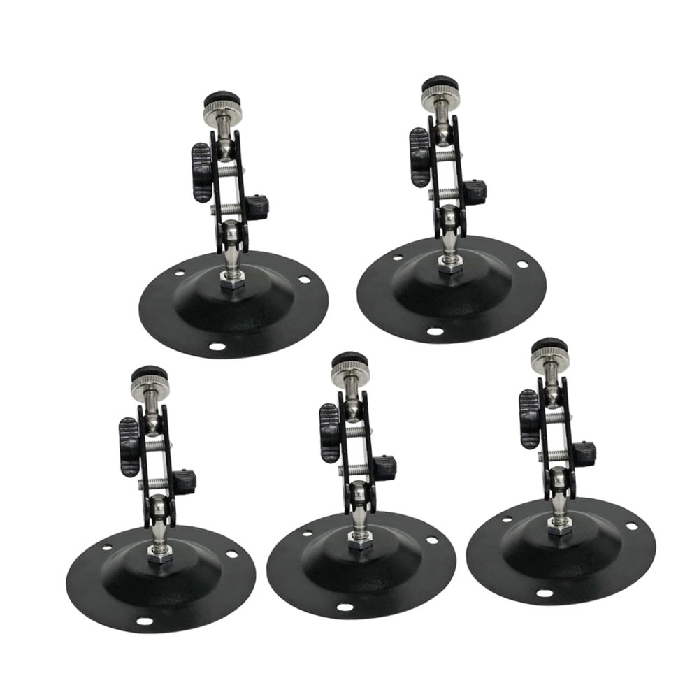 5pcs Security Camera Wall Mount Bracket Durable Rotatable Holder for Indoor and Outdoor Use Easy Installation for Home and Shop