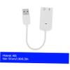 DirectNine Basics 2pcs USB External Sound Card Adapter Stereo Audio Adapter for Laptop No Drivers Needed Supports Mic Input Headphone Output Excellent Noise Reduction for Sound Quality view 2