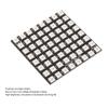8x8 LED Dot Display Panel with Built,In WS2812 RGB Driver for, RGB, Small Size & Light Weight, DC 5V, Chinese Characters Display Capable view 2