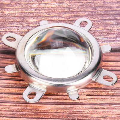 20W,100W Square LED Installation 44mm Optical Glass Lens Reflector Cup, High Transmittance, Temperature, LED, Suitable for Car Light, Mining Lamp, Projector Light, Modified