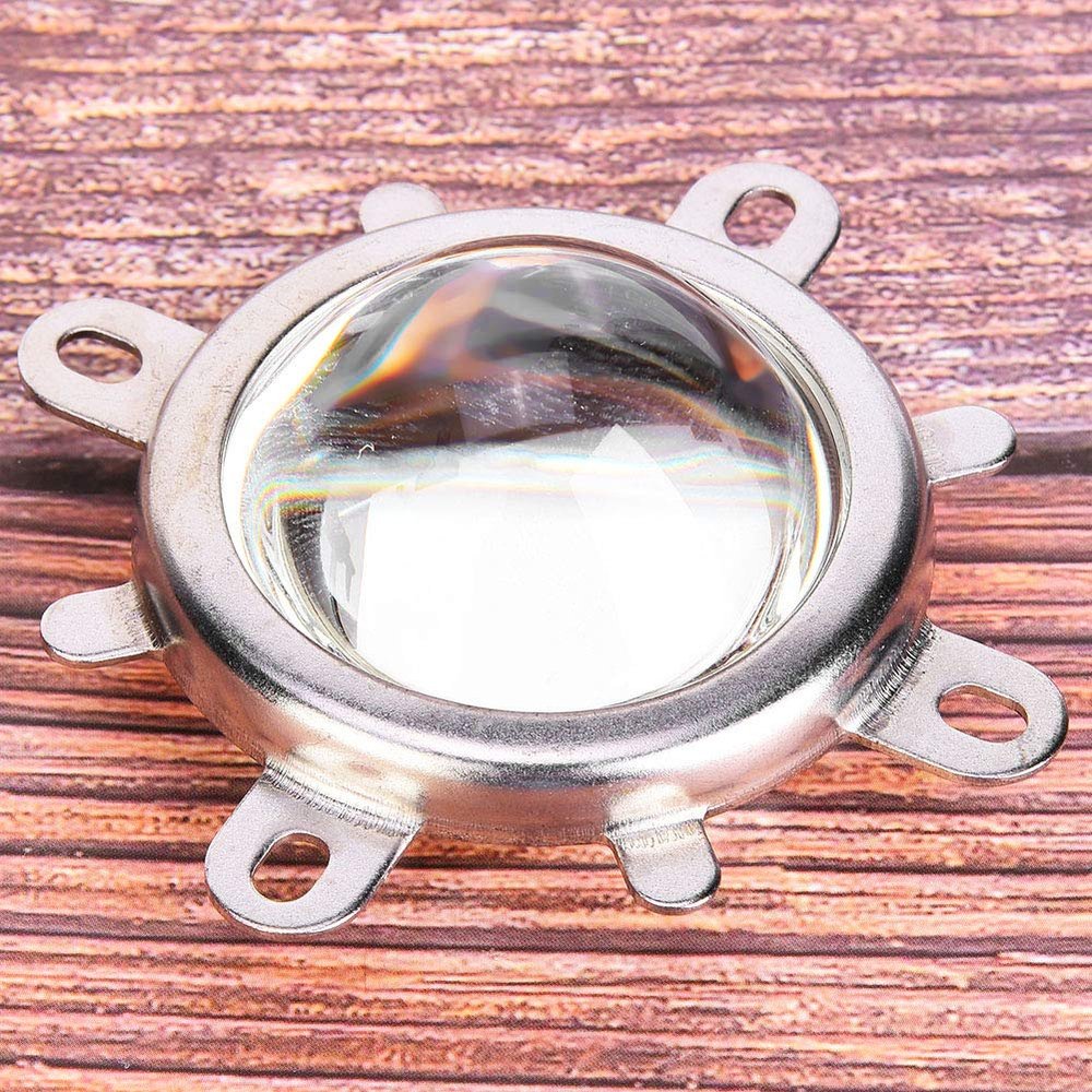 20W,100W Square LED Installation 44mm Optical Glass Lens Reflector Cup, High Transmittance, Temperature, LED, Suitable for Car Light, Mining Lamp, Projector Light, Modified