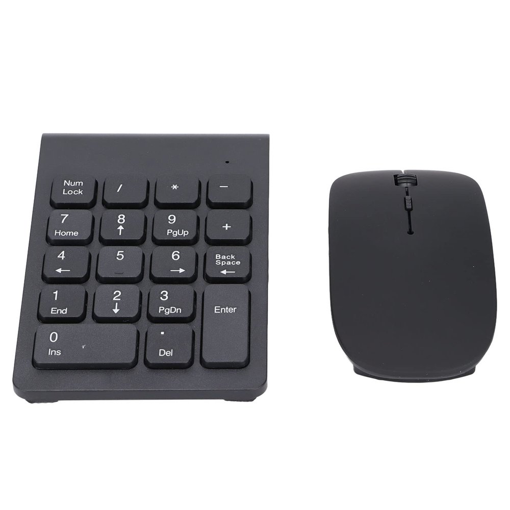 Numeric Keypad Laptop, 18 Key USB Keyboard with Mouse, Plug and Play, 2.4GHz Technology, 1200 DPI Sensitive, Numeric Keypad Combo The