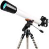 Astronomical Refractor Telescope,High Magnification Outdoor Astronomical Telescope 270X Monocular Optical Refractor Design Tripod,for Indoor/Outdoor view 1