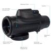 Portable Monocular 8x32 Monocular Telescope Waterproof Compact Travel Camping Hiking Binoculars Magnification Telescope for Adult Bird Watching Outdoor Travel Sightseeing view 3