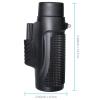 Portable Monocular 8x32 Monocular Telescope Waterproof Compact Travel Camping Hiking Binoculars Magnification Telescope for Adult Bird Watching Outdoor Travel Sightseeing view 4