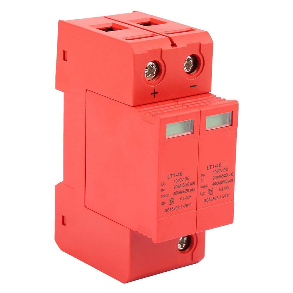 10 * 8 * 3 DC Protector DC1000V 2P 20KA~40KA Home Protector Low Voltage Arrester Device