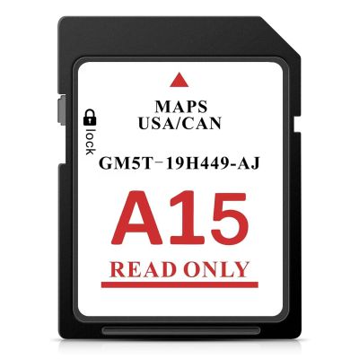 2025 A15 Navigation SD Card for Ford & Lincoln, Latest Navigation System Map Update for F-150, Explorer, Escape, Fusion, Edge, MKZ, Includes New Updated Roads USA and Canada GM5T-19H449-AJ