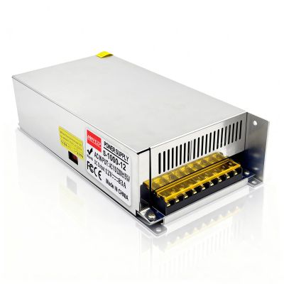 AC to DC Converter 12V 83A 1000W Power Supply,Universal SMPS 110V/120V/220V AC to DC Converter Power Supply Transformer Driver Adapter for CCTV,RV,Pump,LED Strip (DC12V-83A-1000W)