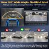 Upgrade 180Wide Angle Backup Camera AHD 1080P Back up Camera for Cars Super Night Vision 360 Rotatable Front/Side/Rear View Camera IP69K Waterproof Reverse Camera No-drillling Install view 2