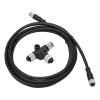 HKINBAS Fit 3 Meter Backbone Cable for NMEA 2000 with Tee Connector IP67 Waterproof for Lowrance Networks view 1