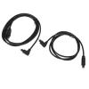 2pcs 3.3ft Optical Cable,Rotatable Digital Fiber Optic Cable 90 Degrees Optical Cable for Soundbar 360 Degree Rotatable Right Angle view 1