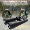 18X70 High Power Binoculars for Adults-Outdoor and Astronomy Binocular,Large Aperture for Long Distance Viewing with Smartphone Adapter Mount and Binocular Tripod Adapter, Tripod view 2