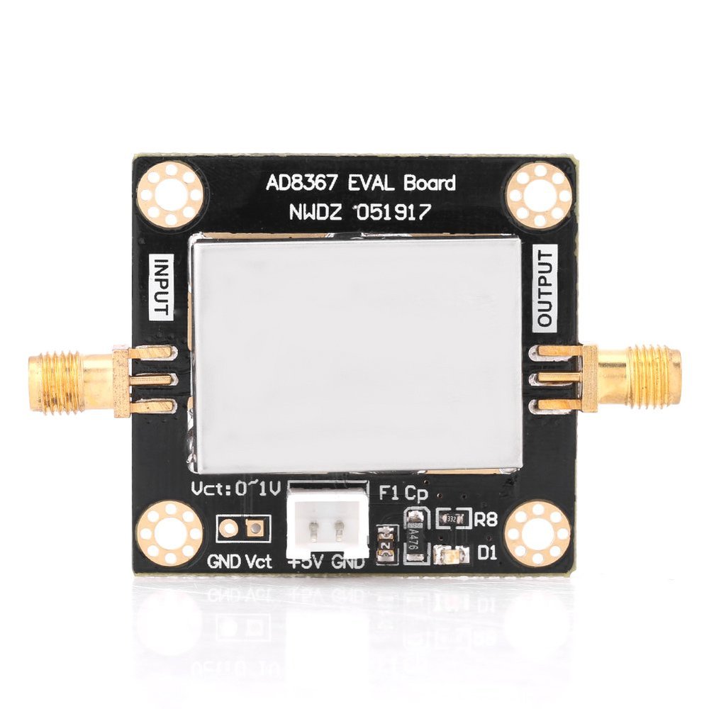 AD8367 Module 500MHz RF Broadband Amplifier with 45dB Variable Gain AGC Single Ended Input Output High Linearity Low Distortion for SDR Receiver Test Equipment PCB Mount Analog
