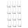 Cabilock 12pcs Vinyl Record Wall Shelf Acrylic Record Holder Rack for Vinyl Music Enthusiasts view 1