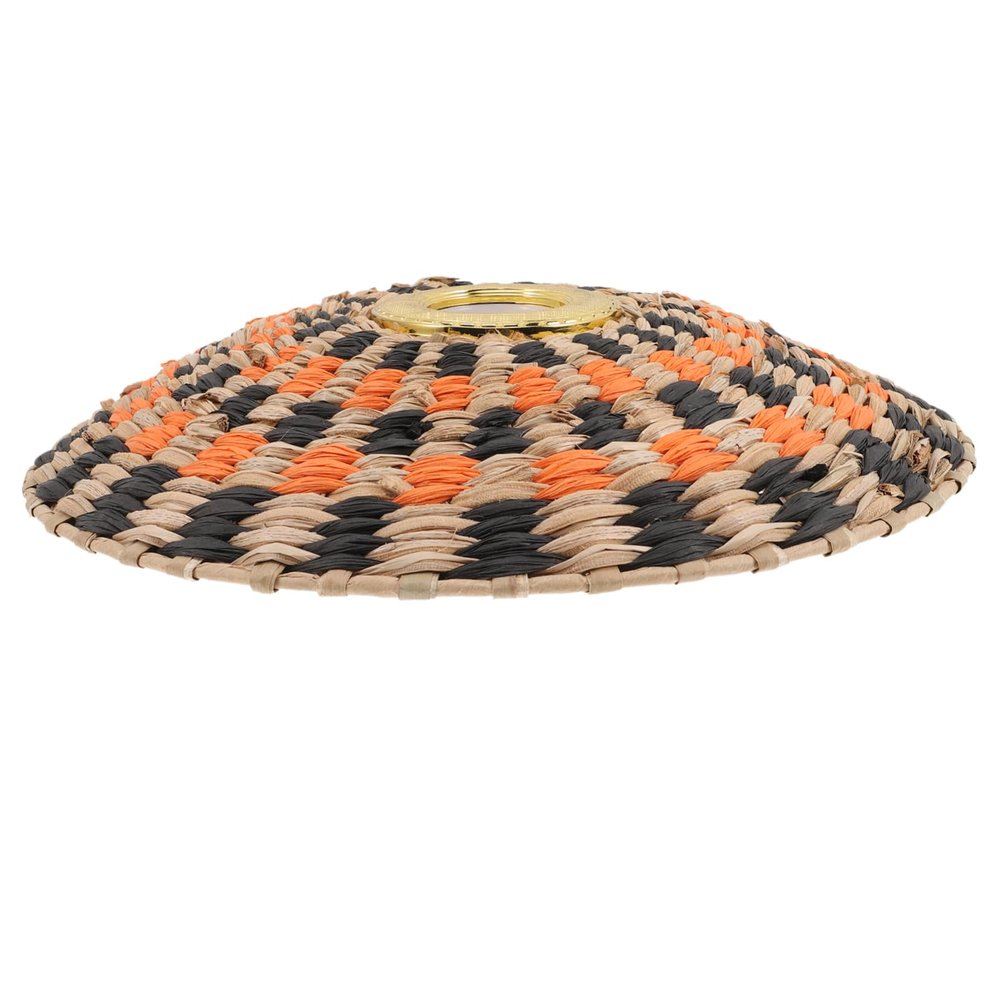 Levemolo Boho Paper Lanterns Lamp Shades Black Woven Paper Hanging Light Shade for Pendant Lamp