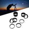 8 PCS M48X0.75 Focal Length Extension Tube Kit, 3 5 7 10 12 15 20 30mm Extending Ring for Astronomical Telescope Photography view 1
