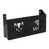 DOITOOL Wall Mounted Storage Box for Router and Modem Cable Management Organizer with Ventilated Mesh Design No Drilling Installation Space-Saving Electronics Holder view 1