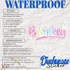 Custom Name Sticker Personalized First and Last Name Sticker Customized Colorful Name Daisy Waterproof Vinyl Decal for Water Bottles, Tumblers, Laptops, Hard Hat, Cars, Kindle Gifts for Kid, Girl, Boy view 4