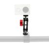 NovelGoal Magic Arm Mount Bracket Adapter Tripod Holder 1/4 Inch Screw with Dual Ball Head for OS-MO 360/Hero 13 and Hero All Series Sport Action Camera (Red,knob L100mm) view 2