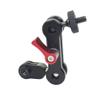 NovelGoal Magic Arm Mount Bracket Adapter Tripod Holder 1/4 Inch Screw with Dual Ball Head for OS-MO 360/Hero 13 and Hero All Series Sport Action Camera (Red,knob L110mm) view 2
