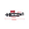 NovelGoal Magic Arm Mount Bracket Adapter Tripod Holder 1/4 Inch Screw with Dual Ball Head for OS-MO 360/Hero 13 and Hero All Series Sport Action Camera (Red,knob L110mm) view 4