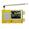 DP-666 TEF6686 Portable Shortwave Radios Receiver, High Sensitivity Radio Full Band FM AM FM Shortwave Radio Built-in 5000mAh Battery & 2.8inch Color Diplay AM(Yellow) view 1