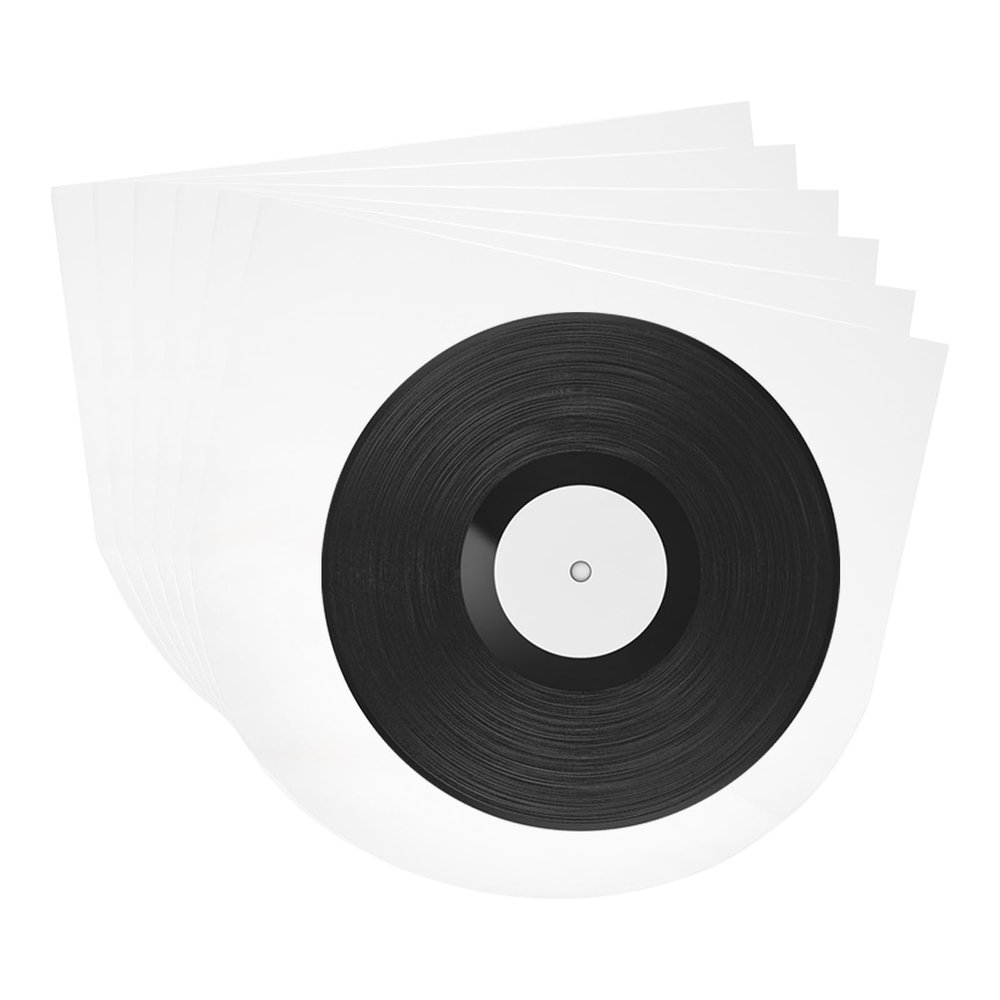 MECCANIXITY 50 Pcs Vinyl Outer Sleeves, Clear Vinyl Record Sleeves 12.2" x 12.2" Vinyl Record Protector Covers for 12" Single LP Storage Collections