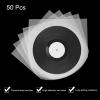 MECCANIXITY 50 Pcs Vinyl Outer Sleeves, Clear Vinyl Record Sleeves 7" x 7" Vinyl Record Protector Covers for 7" Single LP Storage Collections view 3
