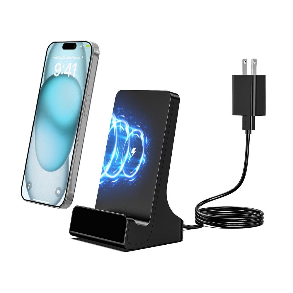 LIZVIE Hidden Camera Charger Dock 2K Pixels with 160 Wide-Angle Adjustable Lens - Night Vision and Motion Detection - APP Remote Control for Home and Office Security