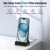 LIZVIE 2K Hidden Camera Charger Dock with 5G Pixels Security Adjustable 160 Wide-Angle Lens - Night Vision and Motion Detection - Wireless Phone Charger Camera, APP Remote Control for Home and Office view 2