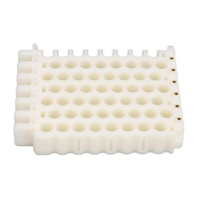 Sunicon Cable Dresser, 9mm Hole Closely Arranged Organizing Bundler Tool Network Cord Hole Comb Holes Optical Fiber Cable Organizer for CAT5 CAT6 CAT7 Cable (8x6 Holes)