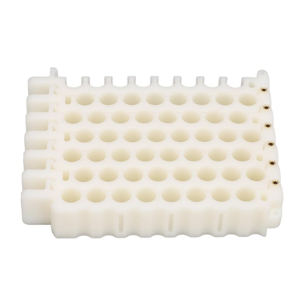 Sunicon Cable Dresser, 9mm Hole Closely Arranged Organizing Bundler Tool Network Cord Hole Comb Holes Optical Fiber Cable Organizer for CAT5 CAT6 CAT7 Cable (8x6 Holes)